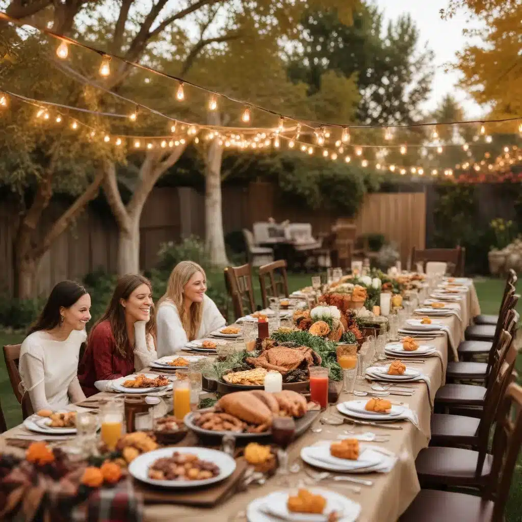 Backyard BBQ Bliss Hosting a Cozy Thanksgiving Feast Backyard BBQ Bliss Hosting a Cozy Thanksgiving Feast