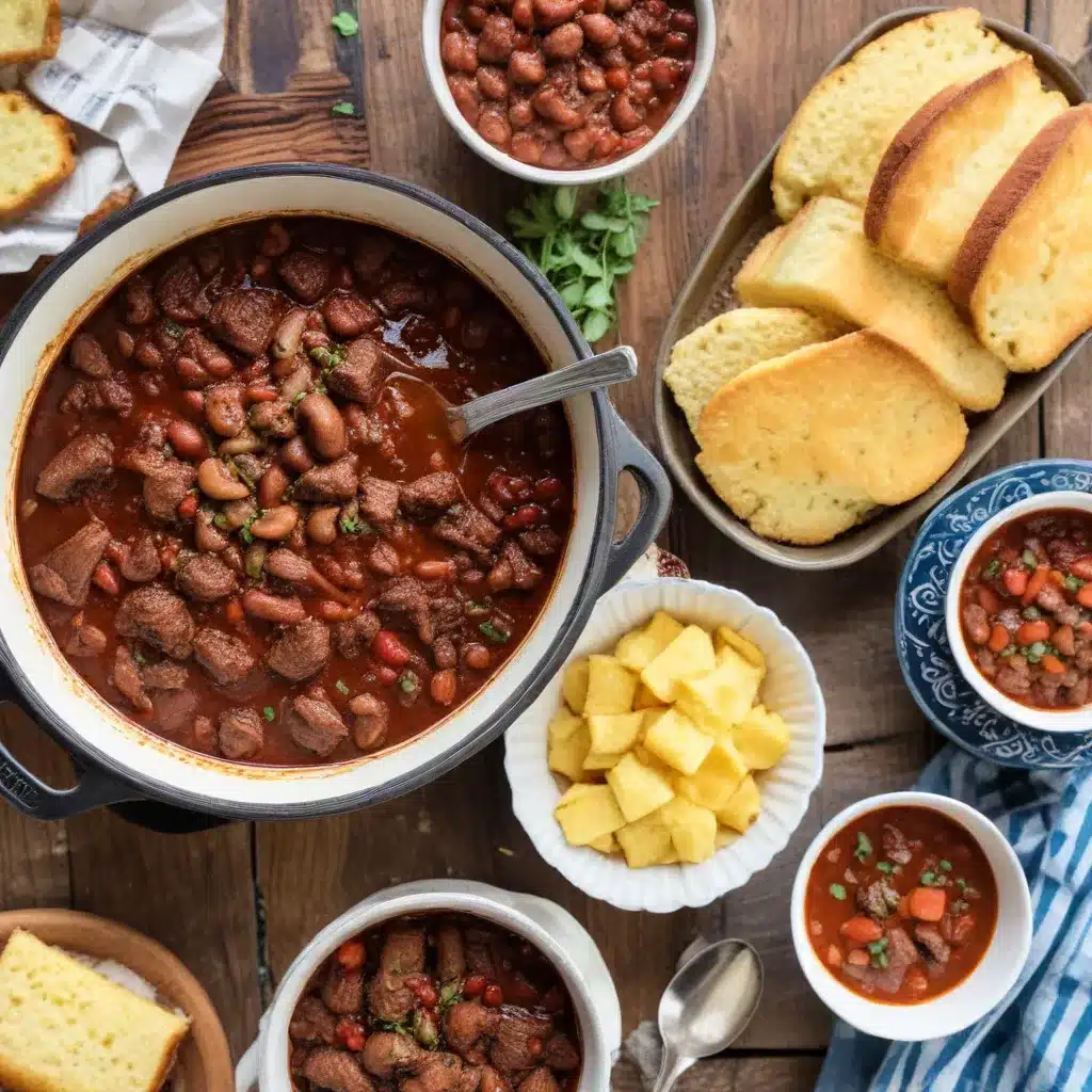 Barbecue Brilliance Crafting Mouthwatering Beef Short Rib Chili with Cornbread